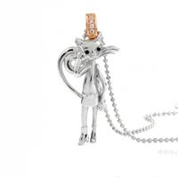 Collana La Gatta Gioielli Donna Gatta Tecno-Chic in Argento Zirconia LG16CL - LG16CL